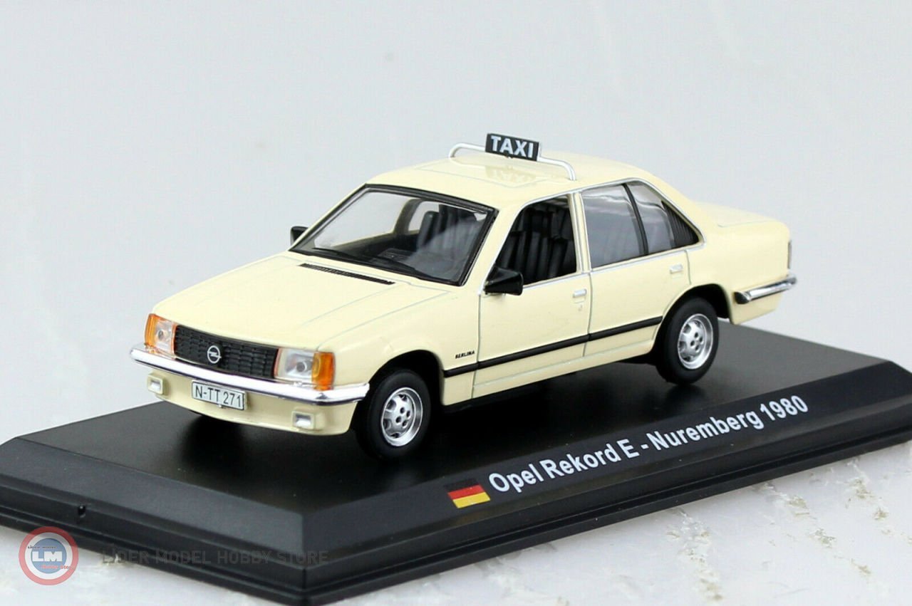 1:43 1980 Opel Rekord E Nuremberg Taxi