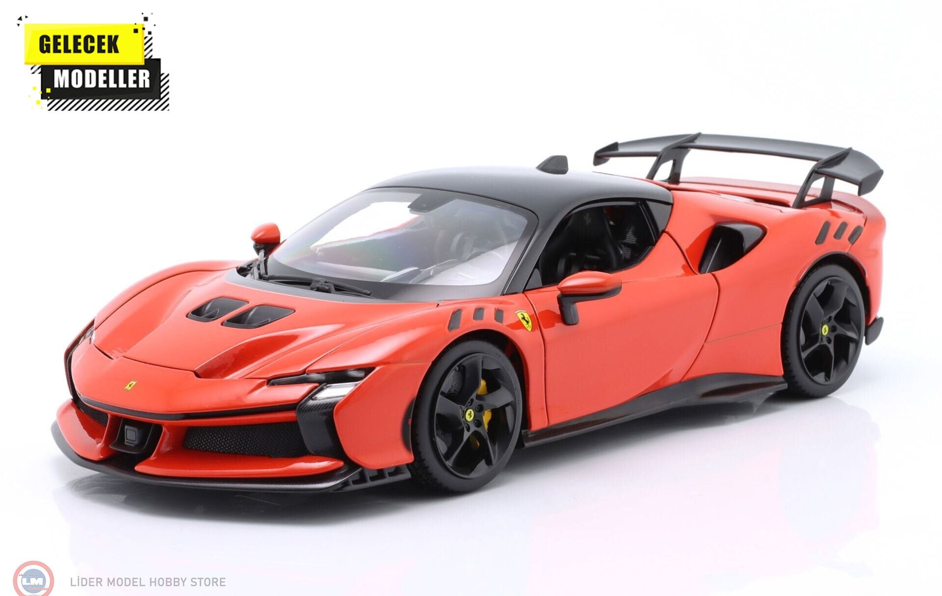 1:18 Burago 2024 Ferrari SF90XX Stradale - Rosso Corsa