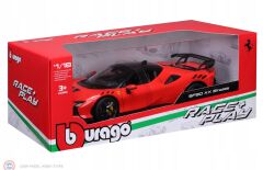 1:18 Burago 2024 Ferrari SF90XX Stradale - Rosso Corsa
