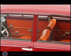 1:18 Laudo Racing 1966 Fiat 124 Serie 1 Kırmızı