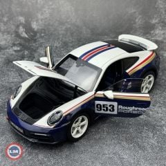1:18 2023 Porsche 911 992 Coupe Rally Dakar Roughroads Rothmanns
