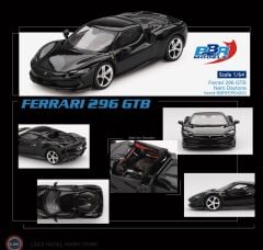 1:64 BBR 2024 Ferrari  296 GTB NERO DAYTONA