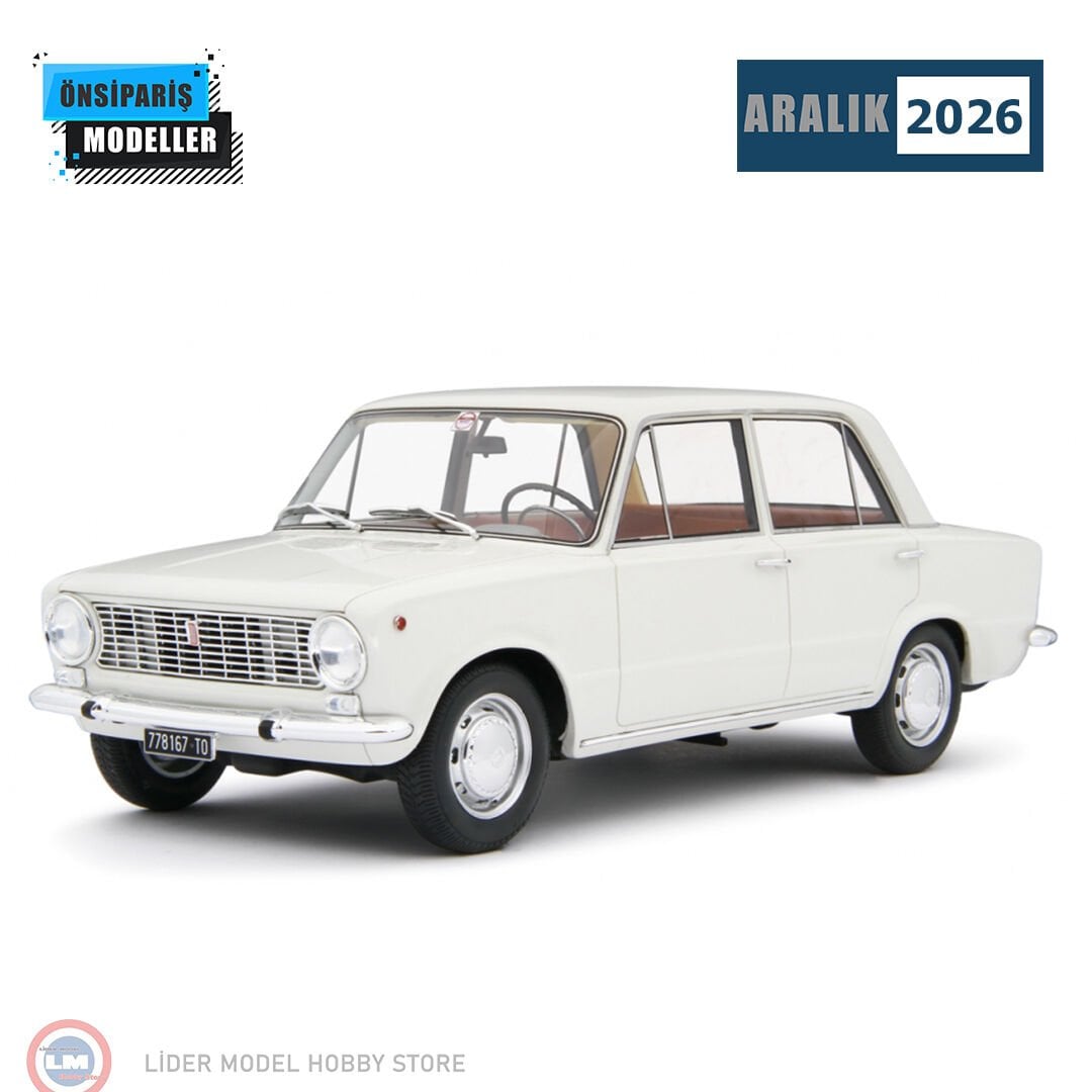 1:18 Laudo Racing 1966 Fiat 124 Serie 1 Beyaz