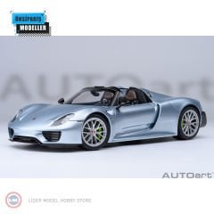 1:18 Porsche 918 Spyder 2013 blue WEISSACH PACKAGE (liquid metal chrome blue)