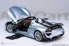 1:18 Porsche 918 Spyder 2013 blue WEISSACH PACKAGE (liquid metal chrome blue)