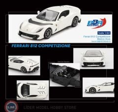 1:64 BBR 2024 Ferrari 812 COMPETITIZONE BIANCO AVUS