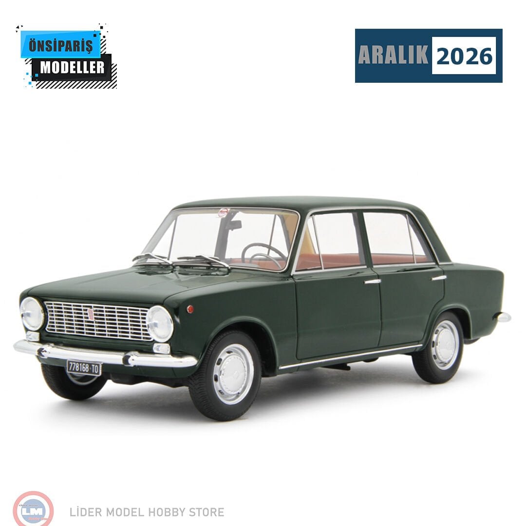 1:18 Laudo Racing 1966 Fiat 124 Serie 1 Yeşil