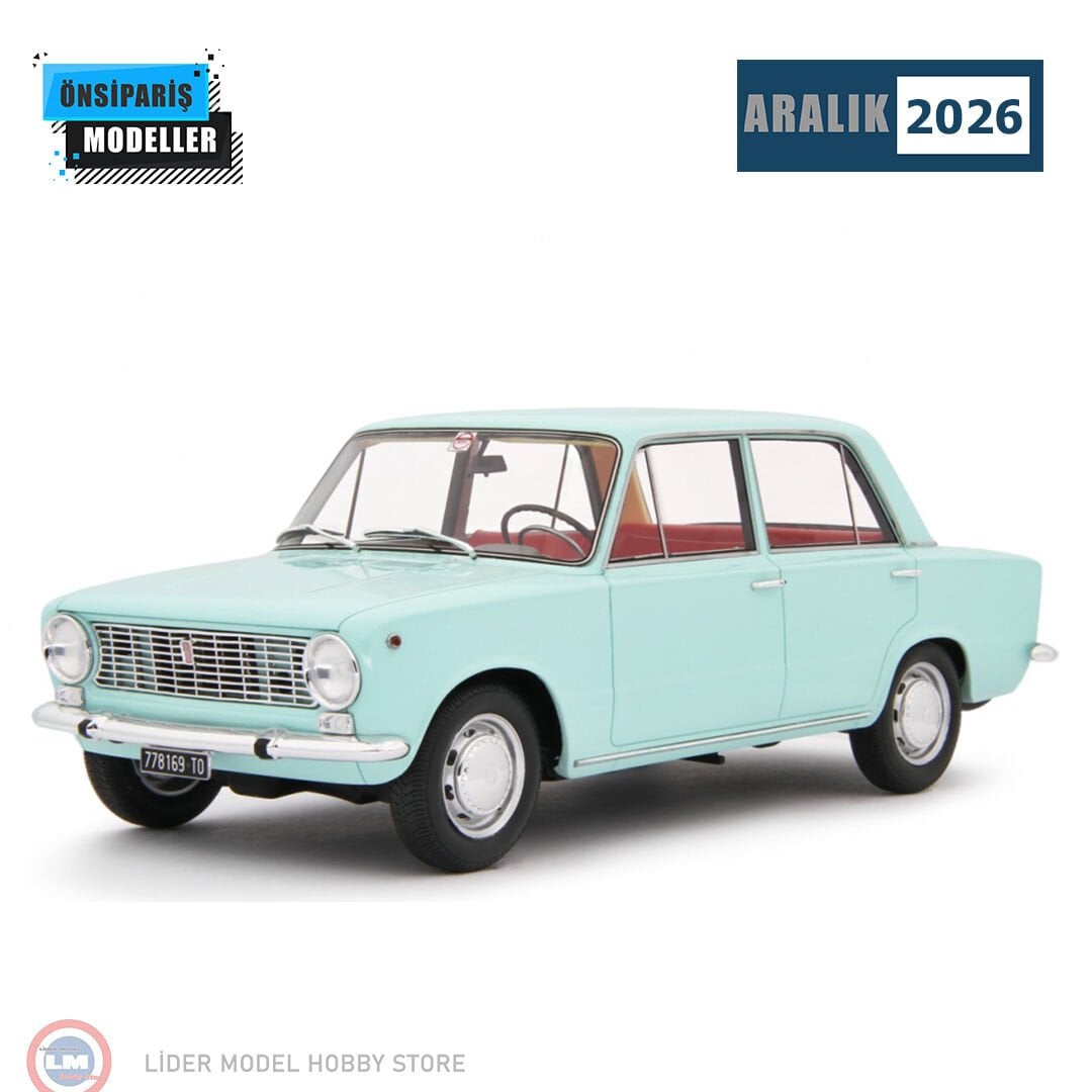 1:18 Laudo Racing 1966 Fiat 124 Serie 1 Açık Mavi