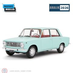 1:18 Laudo Racing 1966 Fiat 124 Serie 1 Açık Mavi
