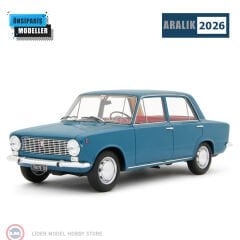 1:18 Laudo Racing 1966 Fiat 124 Serie 1 Mavi