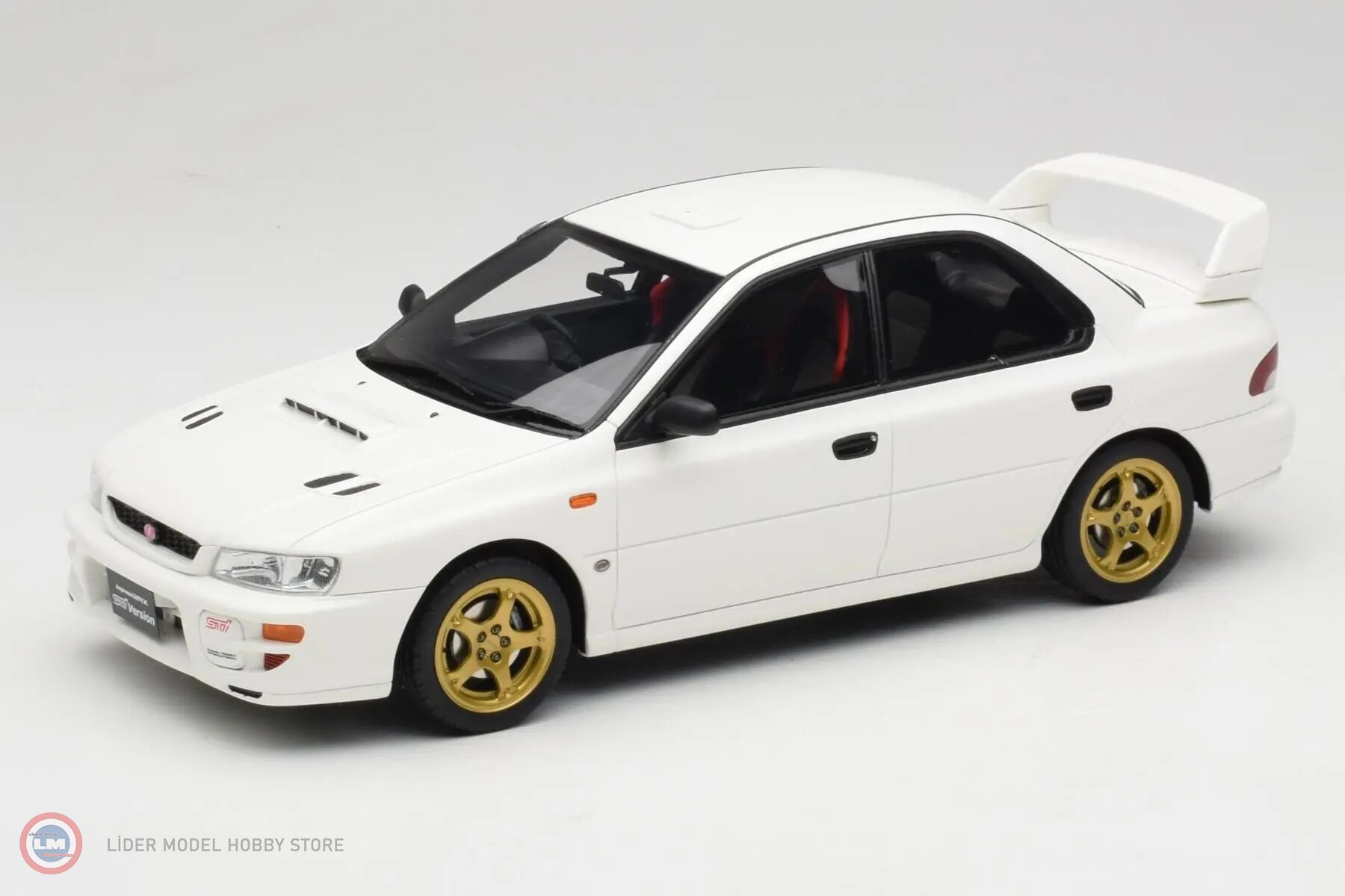 1:18 OTTO 2000 Subaru Impreza WRX Tpye RA Sti Pure White