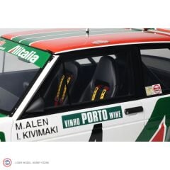 1:12 OTTO 1978 Fiat 131 Abarth #4 Rallye Portugal