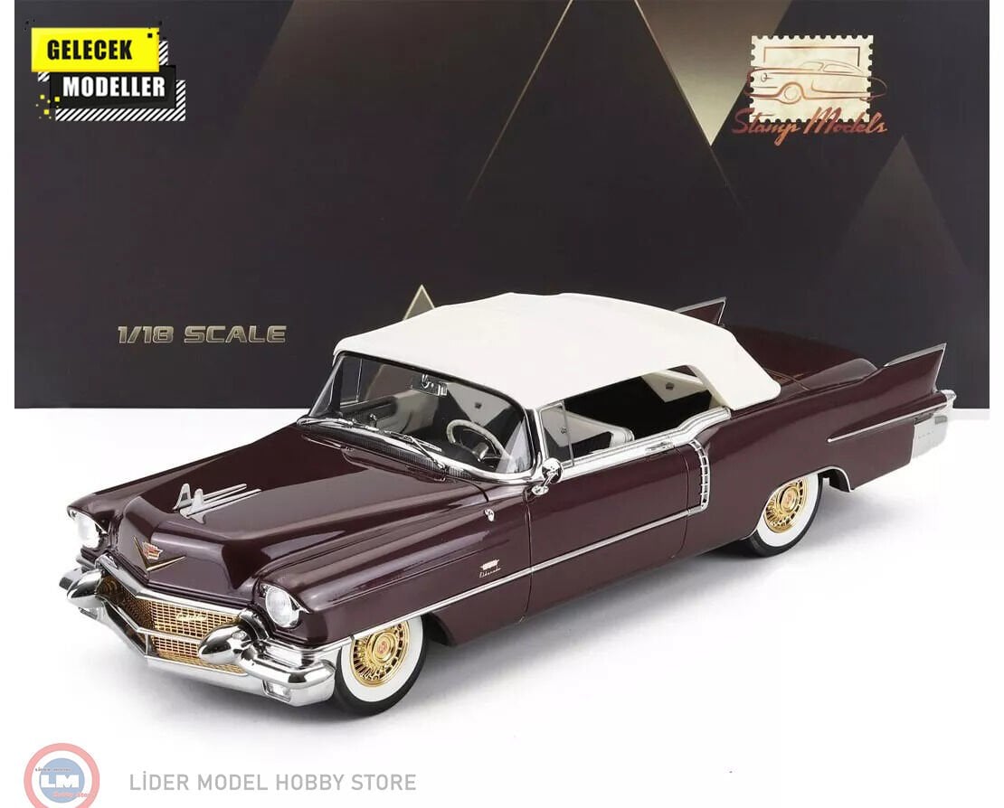 1:18 GLM/Stamp Models 1956 Cadillac Eldorado Biarritz Closed roof - chantilly
