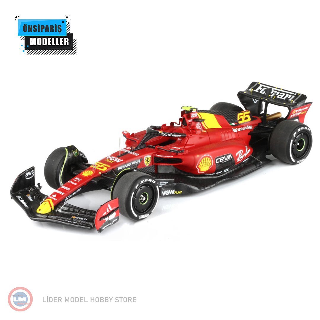 1:18 BBR 2023 Ferrari SF-23 Scuderia #55 Carlos Sainz Monza GP ITALY Formula 1