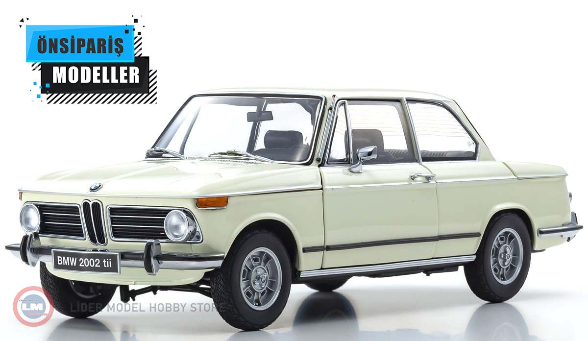 Kyosho - 1:18 1972 Bmw 2002 Tii Beyaz - 12.620,27 TL - 11.989,26 TL