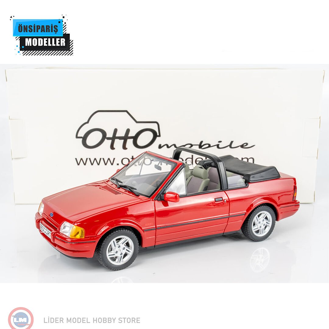 1:18 Otto 1986 Ford Escort MK4 Cabriolet XR31