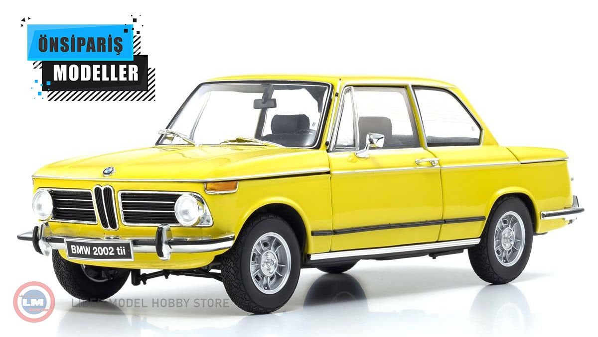 1:18 1972 Bmw 2002 Tii Sarı