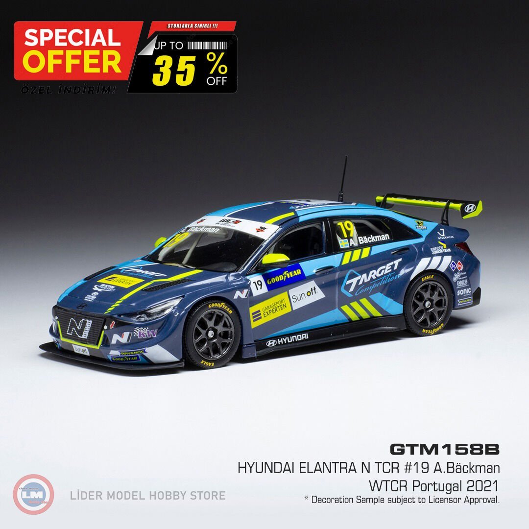 1:43 2021 Hyundai Elantra N TCR #19, Target Competition
