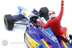 1:18 Minichamps Renault BENETTON RENAULT B195 MICHAEL SCHUMACHER - CANADIAN GP 1995 (WFIGURINE ALESI)