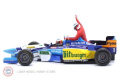 1:18 Minichamps Renault BENETTON RENAULT B195 MICHAEL SCHUMACHER - CANADIAN GP 1995 (WFIGURINE ALESI)