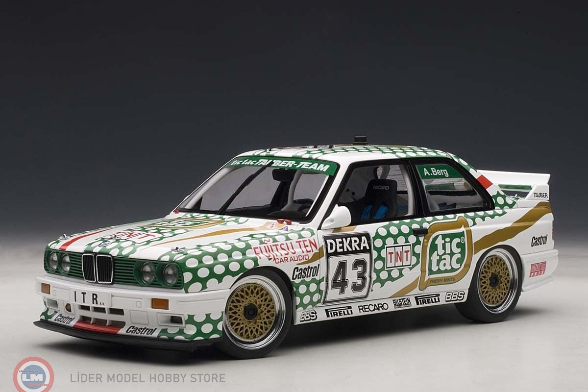 1:18 1991 BMW M3 DTM  TIC TAC BERG #43