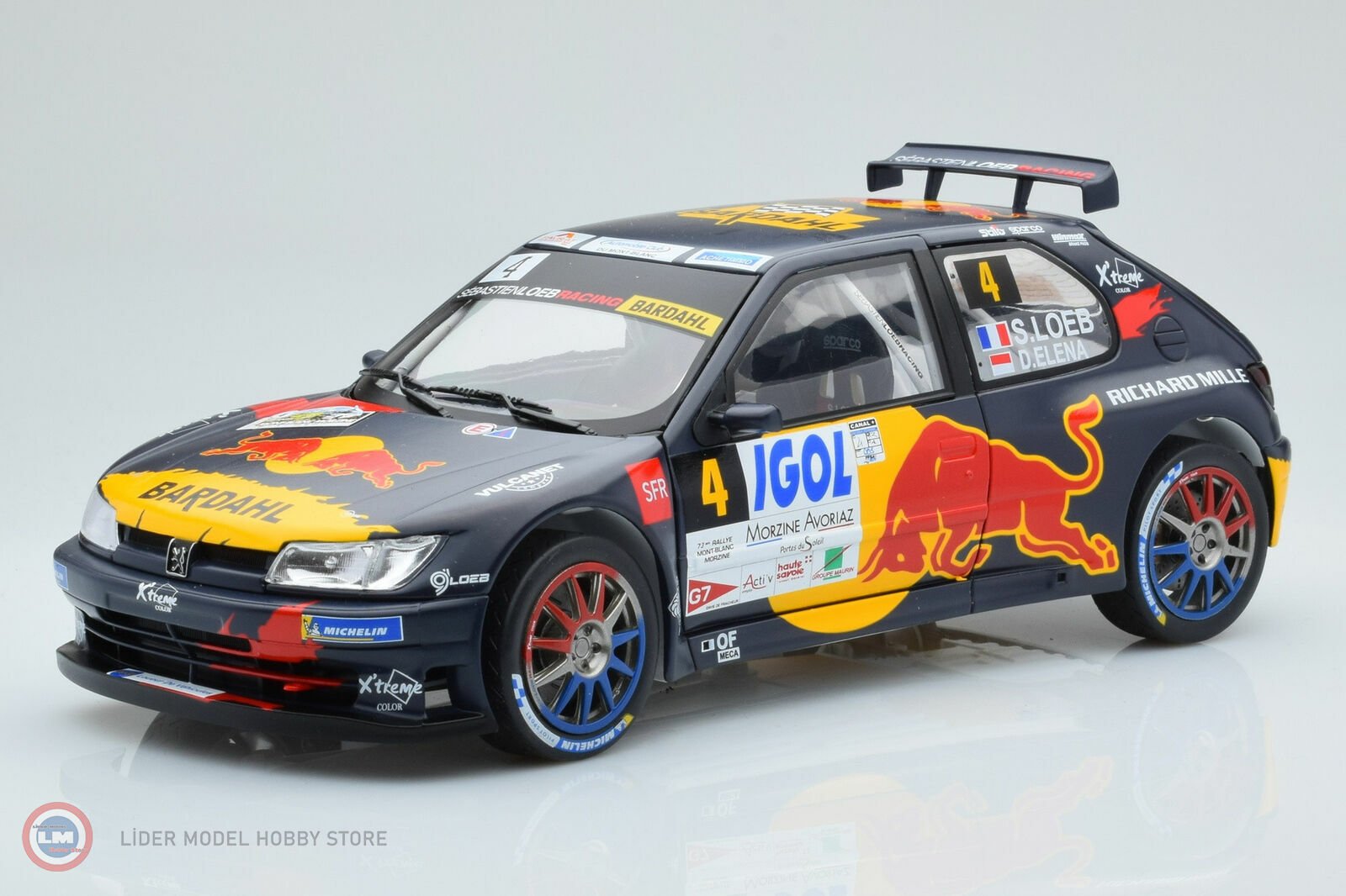 Solido - 1:18 2021 Peugeot 306 Maxi #4 Rallye Du Mont Blanc