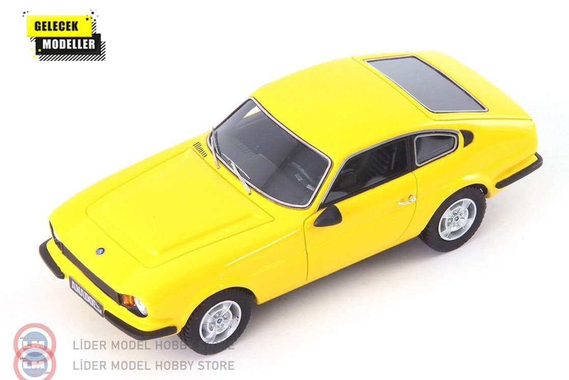 1:43 AutoCult 1972 ANADOL  STC-16 Sarı - Türkiye