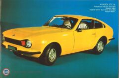 1:43 AutoCult 1972 ANADOL  STC-16 Sarı - Türkiye