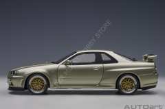 ミニカー NISSAN SKYLINE GT-R (R34) V-SPEC II Autoart - 1:18 2002 Nissan Skyline GT-R (R34) V- SPEC II ''Nur