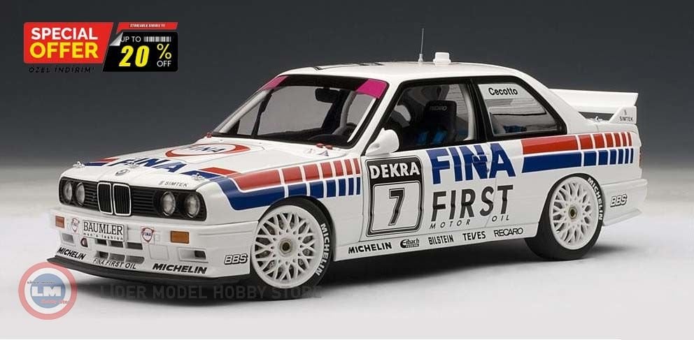 1:18 1992 BMW M3 DTM FINA - C. CECOTTO #7