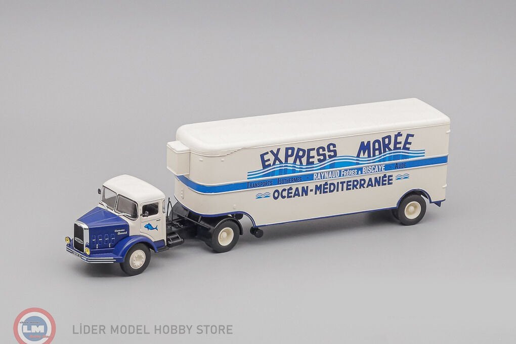 1:43 Atlas 1951 BERNARD 150MB TRUCK SEMI-FRIGO EXPRESS MAREE TRANSPORTS