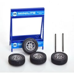 1:18 Mini Lite jant ve lastik seti