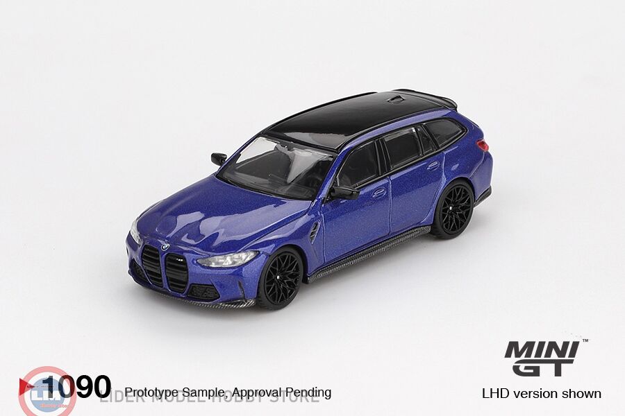 1:64 Mini GT BMW M3 Competition Touring Portimao Blue Metallic