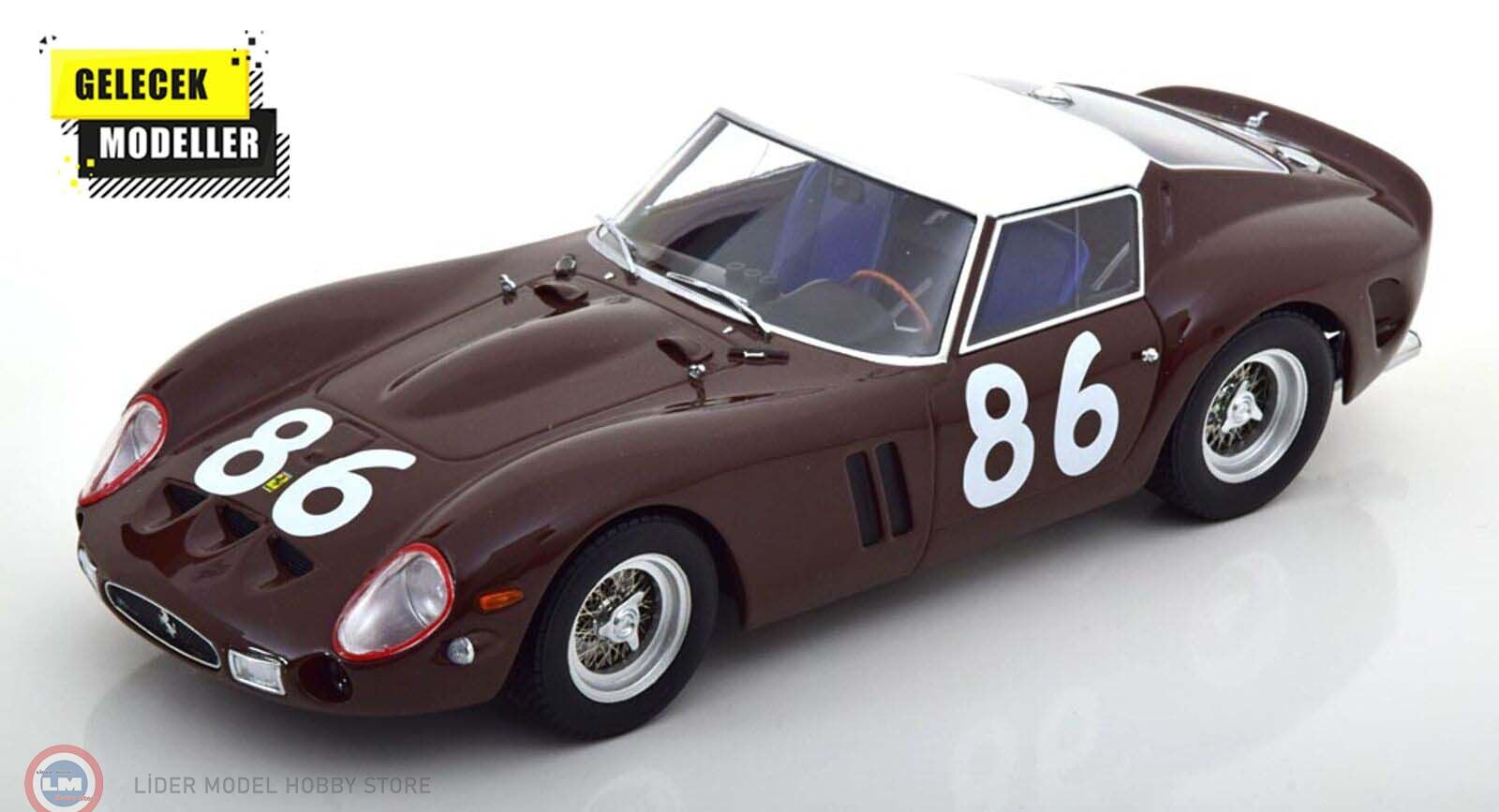 1:18 KK Scale 1962 Ferrari 250 GTO #86 Targa Florio