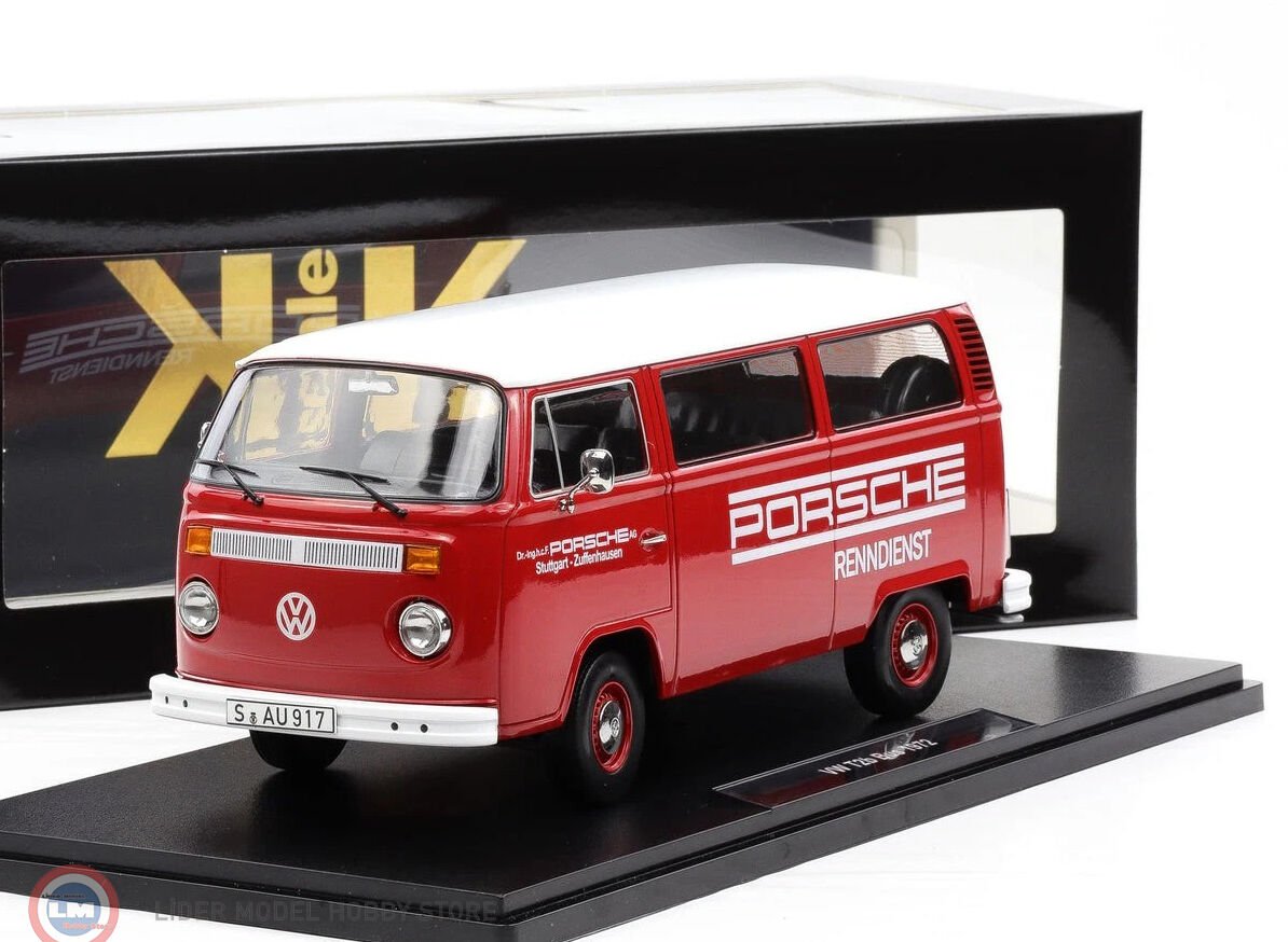 1:18 KK Scale 1972 Volkswagen T2b Bus -  ''Porsche Renndienst''