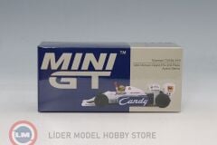 1:64 Mini GT Toleman TG184 #19 Ayrton Senna 1984 Monaco Grand Prix 2nd Place