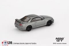 1:64 Mini GT NISSAN Skyline GT-R Dark Metal Gray NISMO BCNR33 CRS Version