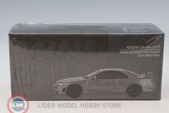 1:64 Mini GT NISSAN Skyline GT-R Dark Metal Gray NISMO BCNR33 CRS Version