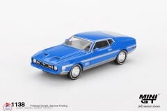 1:64 Mini GT Ford Mustang Mach 1 Grabber Blue