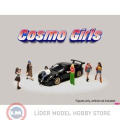 1:64 American Diorama Figure Set -  Cosmo Girls