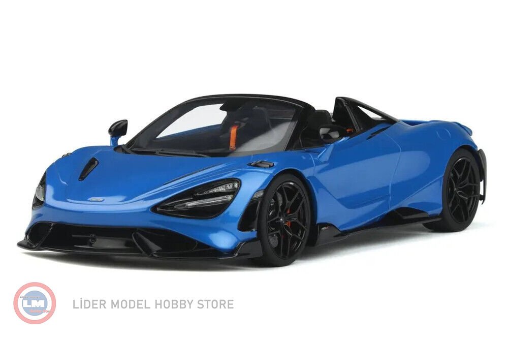 1:18 2021 MCLAREN 765LT SPIDER - Amit Blue