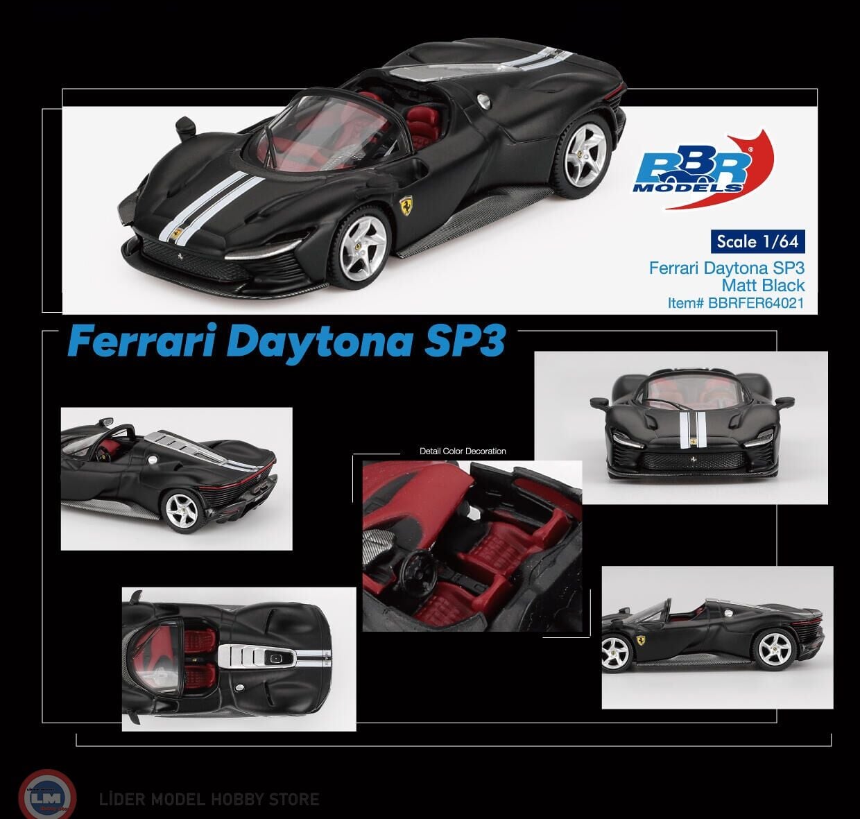 1:64 BBR 2026 Ferrari  SP3 Daytona