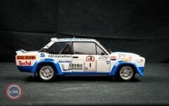 1:18 1980 Fiat 131 Abarth #1 Alev Kivimaki Winner 1000 Lakes