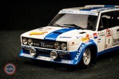 1:18 1980 Fiat 131 Abarth #1 Alev Kivimaki Winner 1000 Lakes