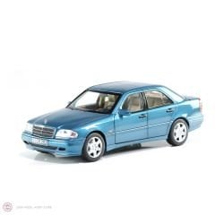 1:18 Mercedes Benz C 200 Limousine W202 (1997-2001) - Aquamarin Blue