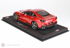 1:18 Ferrari Portofino M Spider Closed Roof Rosso Fuoco Metallizzato