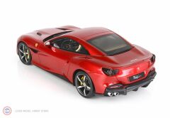 1:18 Ferrari Portofino M Spider Closed Roof Rosso Fuoco Metallizzato