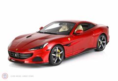 1:18 Ferrari Portofino M Spider Closed Roof Rosso Fuoco Metallizzato