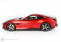 1:18 Ferrari Portofino M Spider Closed Roof Rosso Fuoco Metallizzato