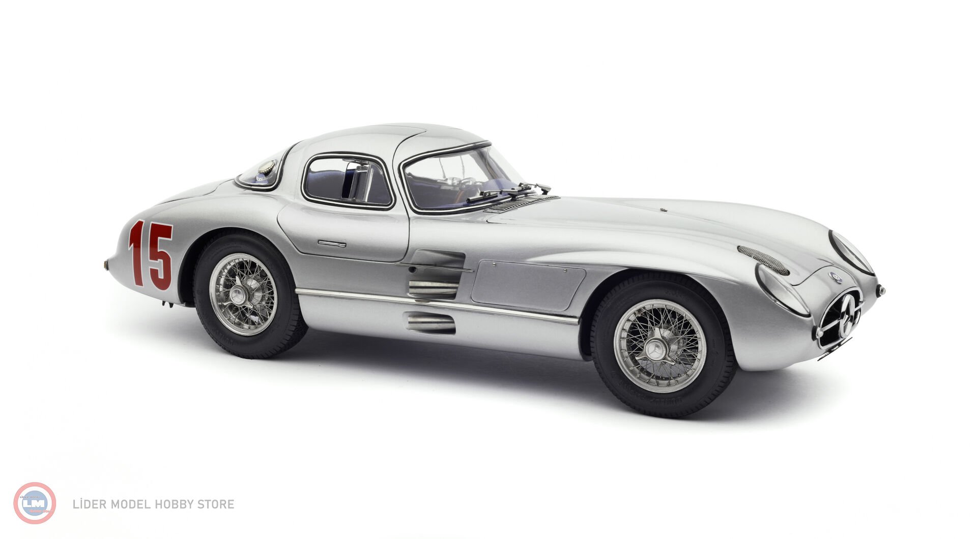 1:18 1955 Mercedes Benz  300 SLR Coupe #15